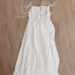 NWT: Sabo Skirt Ellidy Midi Dress, White, US Size 4